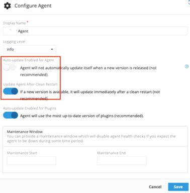 Configure Agent